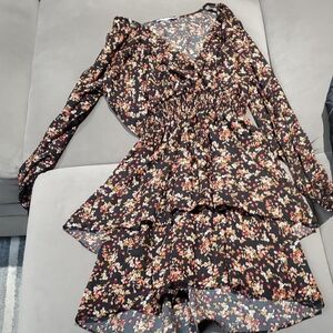 Floral Long Sleeve Dress